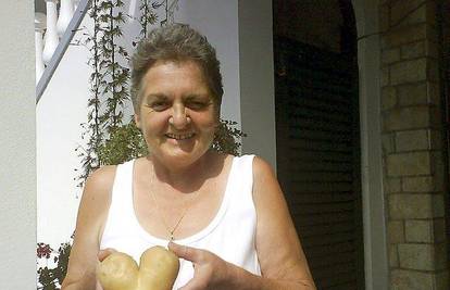Rabljanka Ana uzgojila krumpir u obliku srca