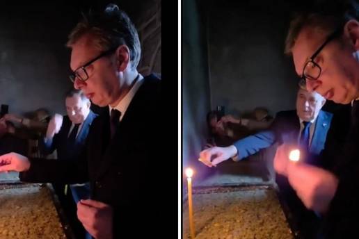 VIDEO Vu&ccaron;i&cacute; zapalio svije&cacute;u, a onda i internet: 'Ovo u &zcaron;ivotu nisam vidio. &Scaron;to radi &ccaron;ovjek?!'