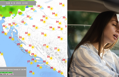 Crveni meteoalarm u subotu za Rijeku i Split, najtoplije u Kninu