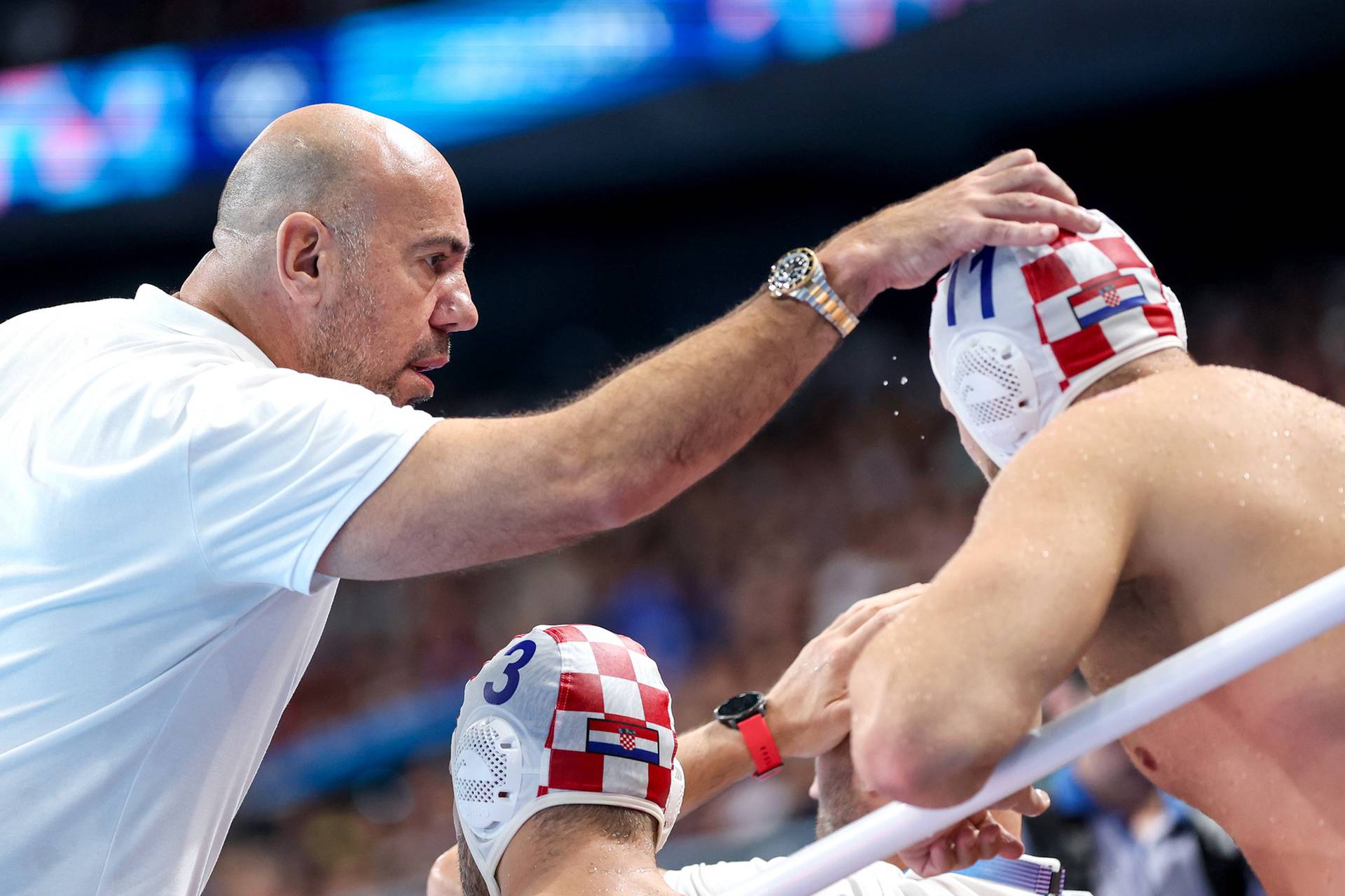 Susret Hrvatske i Španjolske u četvrtfinalu Olimpijskih igara u Parizu