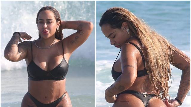 FOTO Neymarovu sestru uhvatili na plaži, u oskudnom kupaćem ponosno je pokazivala obline
