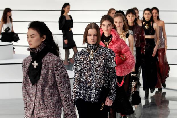 Chanel collection show at Paris Fashion Week