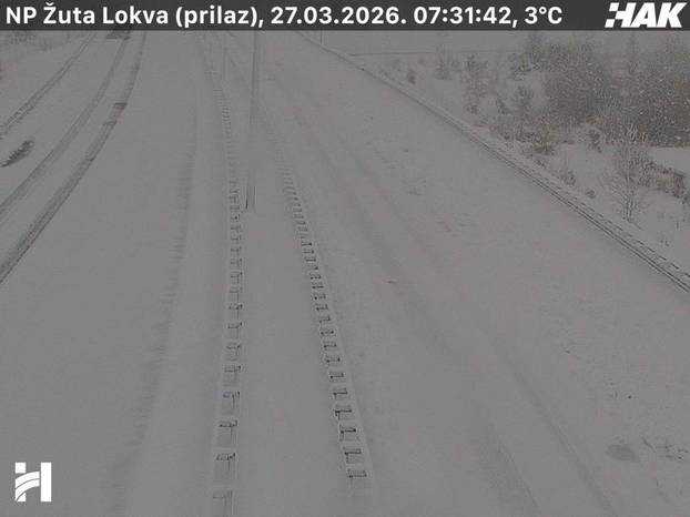 Zatvorili dio A1 za sve skupine vozila. HAK: 'Ne krećite na put!'