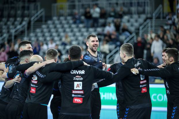 Zagreb: Slavlje rukometaša - PPD Zagreb pobjedio Telekom Veszprem 29:26