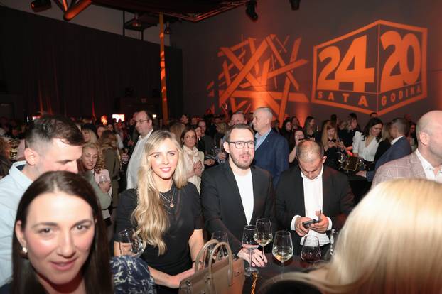 Zagreb: Atmosfera na proslavi 20. rođendana 24sata