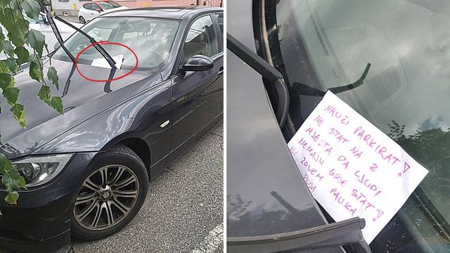 Parkirao BMW, Zagrepčanka mu ostavila poruku s pusom. Napali su je jer se usudila dirati brisače