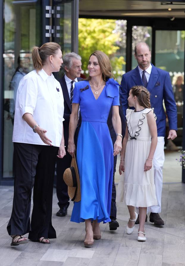 Prince William and Princess Catherine attend the Wimbledon Tennis Men's finals