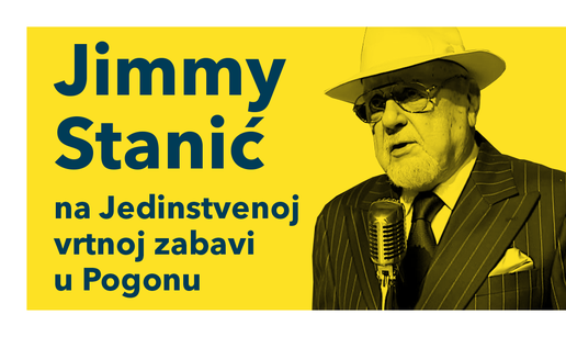 Koncert Jimmyja Stanića u dvorištu Pogona Jedinstvo