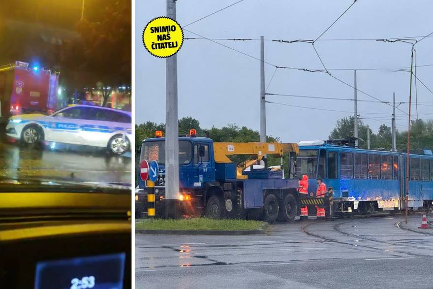 Kaos u Zagrebu! Tramvaj završio na cesti nakon sudara, izvlačili su ljude iz Mercedesa