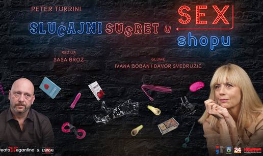 Nova predstava Saše Broz: "Slučajni susret u sex-shopu"