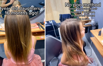 Nije oprala kosu svoje kćeri (4) sa šamponom već godinu i pol: 'Nikada joj nije bila zdravija'