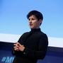 FILE PHOTO: Founder and CEO of Telegram Pavel Durov delivers a keynote speech during the Mobile World Congress in Barcelona