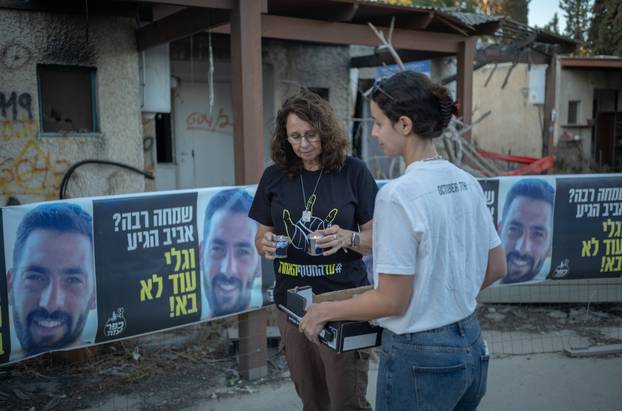 October 7th second anniversary memorial in Kfar Aza