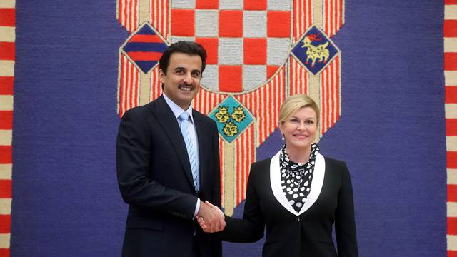 Zagreb: Predsjednica Grabar-KitaroviÄ sastala se katarskim emirom