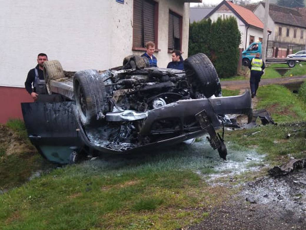 'Izvukao se malo prije nego što se auto pretvorio u buktinju...'