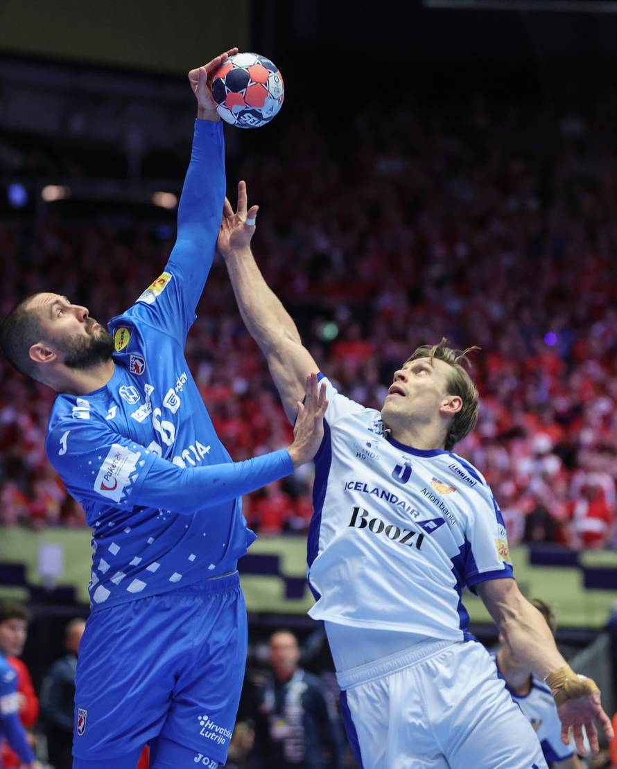 Susret Islanda i Hrvatske u utakmici za treće mjesto EHF Europskog prvenstva