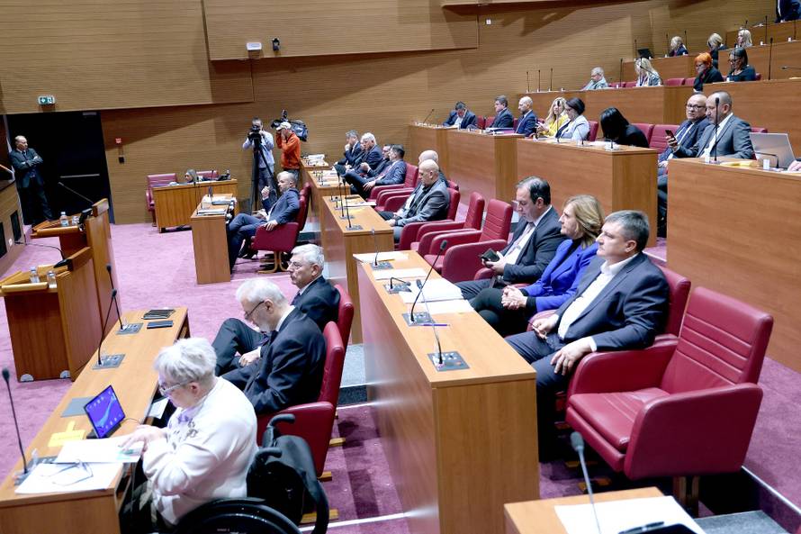 Zagreb: Sabor raspravlja Prijedlogu državnog proračuna Republike Hrvatske za 2026. godinu