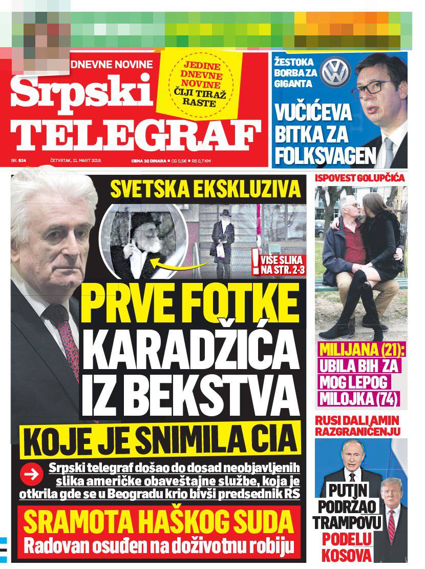 'Presuda Karadžiću je zločin, osudili su cijeli srpski narod...'