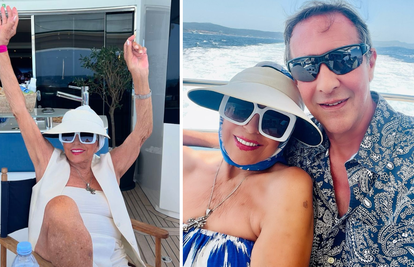 Joan Collins (91) uživala na jahti s 32 godine mlađim suprugom