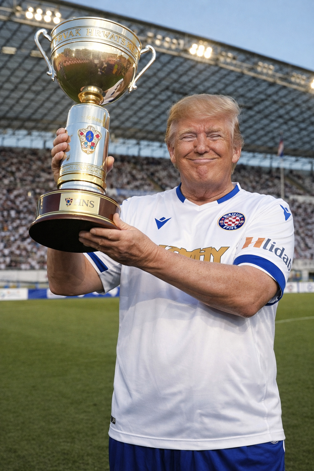 Trump pati za nagradama. Mi smo mu dali sve: Kite ga Zoki i Koli, diže pehar na Poljudu...