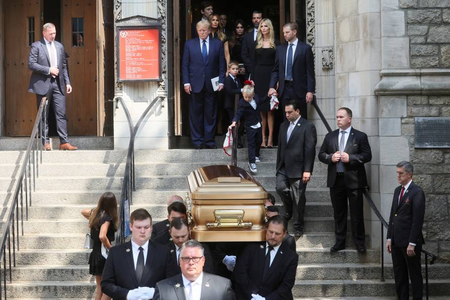 Ivana Trump funeral held in New York