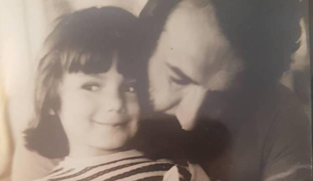 Glumica s ocem Emirom Saltagićem, televizijskim redateljem