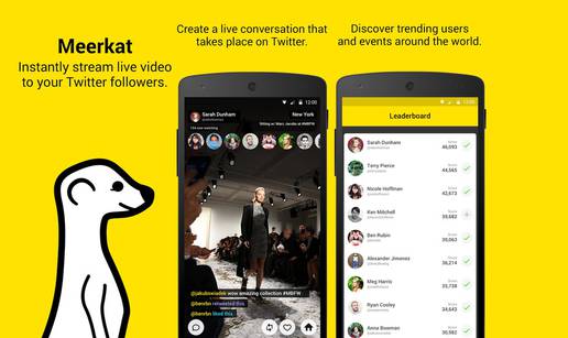 Meerkat brži od Periscopea: Prvi izbacili Android aplikaciju