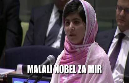 Nobel za mir: Riječima i plemenitošću pobijedila Talibane 