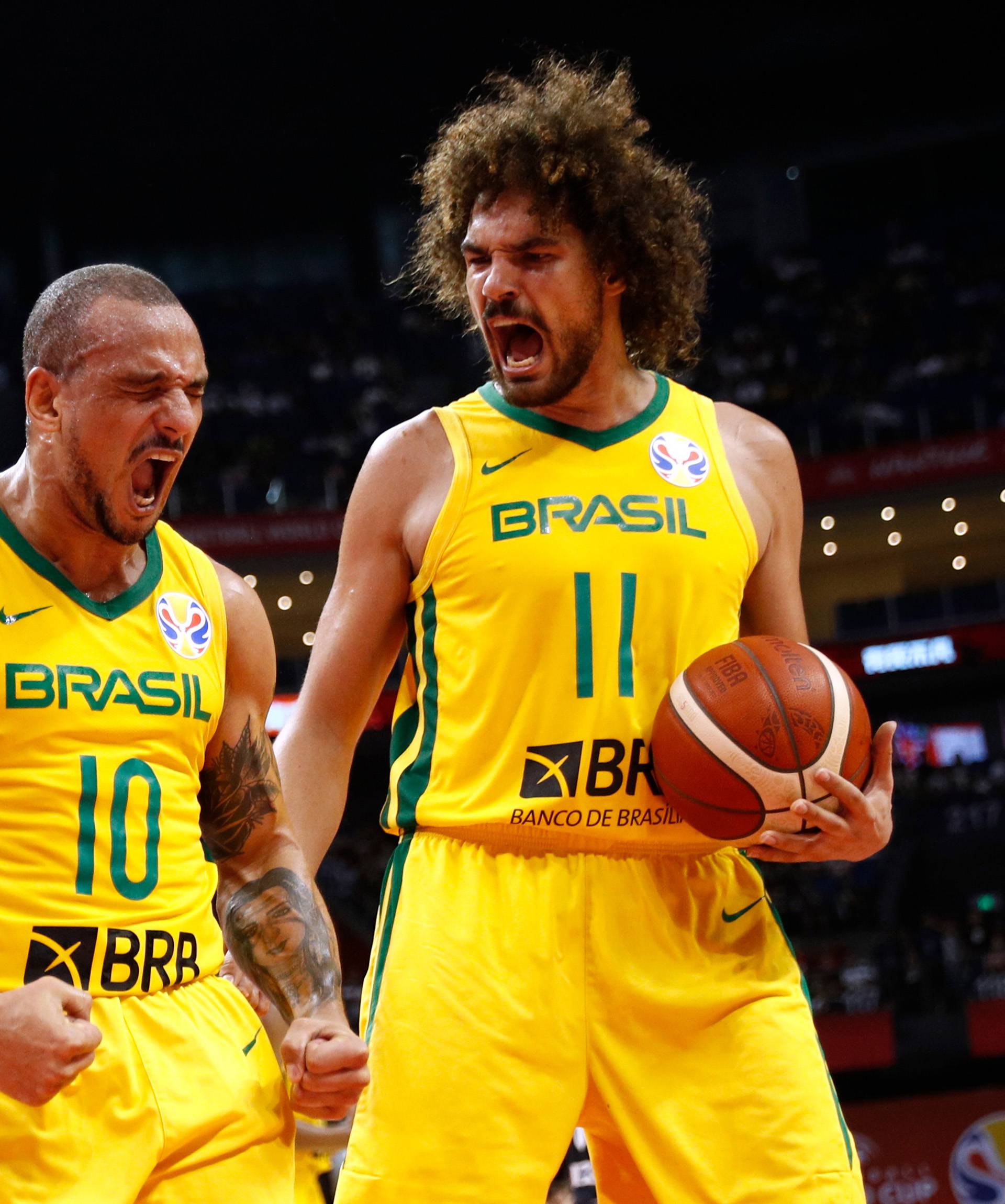 Basketball - FIBA World Cup - First Round - Group F - Brazil v Greece