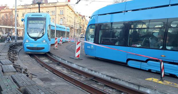 Zagreb: Sanacija tramvajske pruge kod Glavnog kolodvora