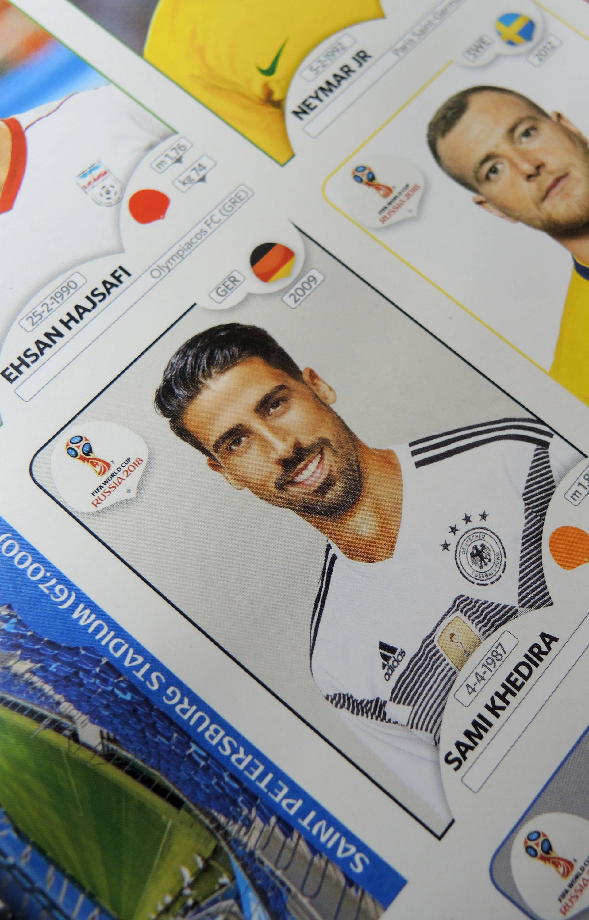 Panini stickers for World Cup in Russia