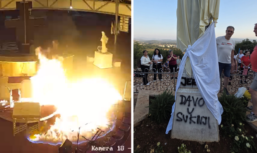 FOTO Pogledajte kako je vandal zapalio oltar i uni&scaron;tio kipove Gospe u Me&dstrok;ugorju...