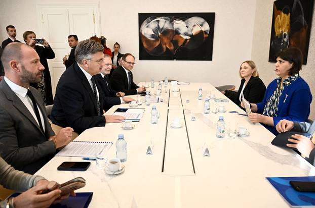 Zagreb: Andrej Plenković sastao se s glavnom europskom tužiteljicom Laurom Codrutom Kovesi