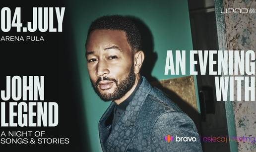 John Legend ekskluzivno o spektaklu u Areni Pula: 'Prvi put dolazim u Hrvatsku!'