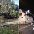 VIDEO Jako nevrijeme poharalo Zagreb: Vjetar čupao krovove, vatrogasci cijelu noć na terenu