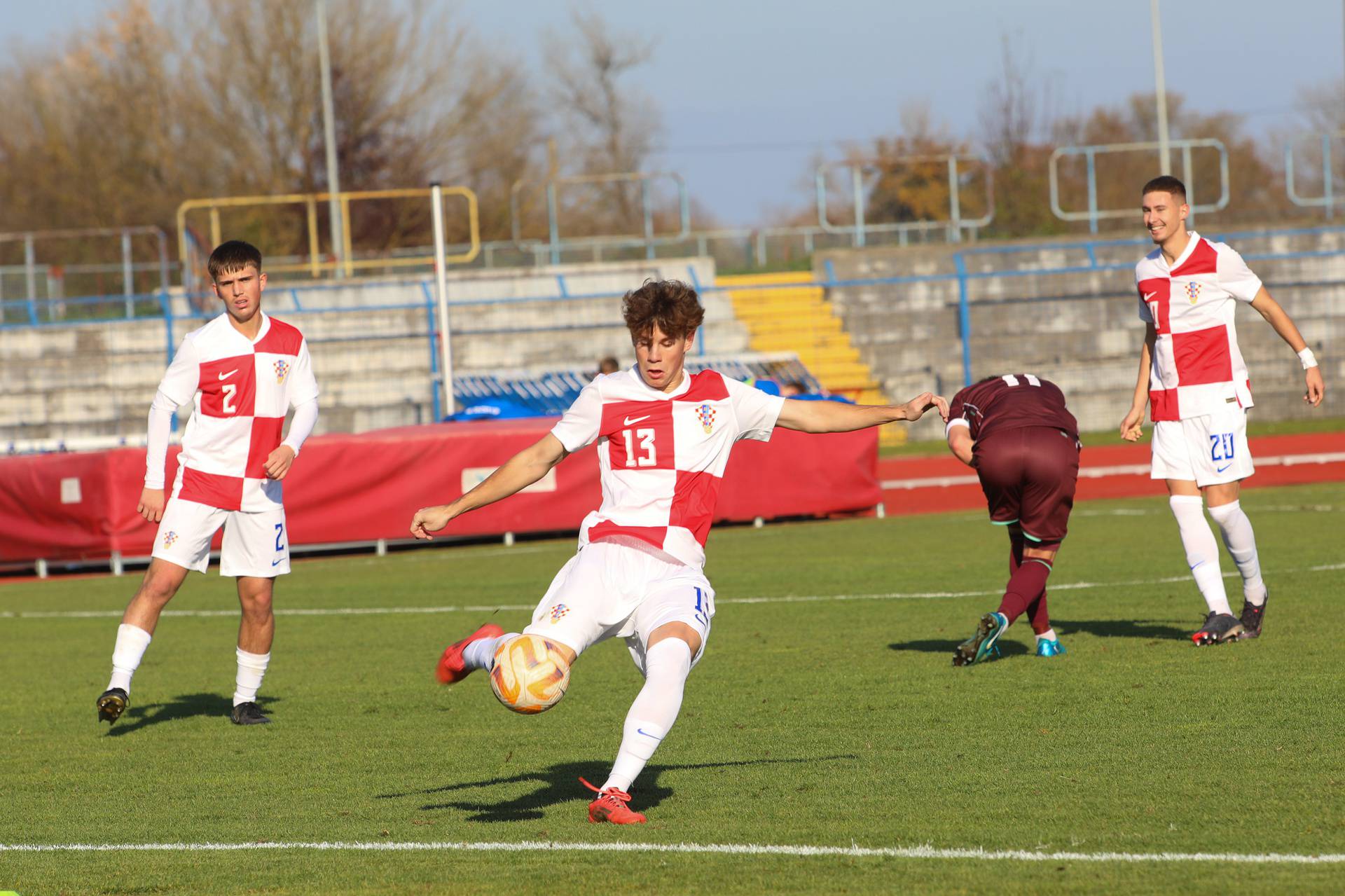 Karlovac:Utakmica Hrvatska - Bjelorusija U-19