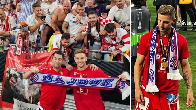 Rakitić osvojio trofej pa ispunio obećanje: Nosio je šal Hajduka