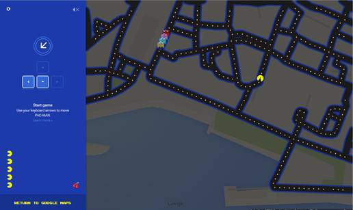 Uz genijalni Google Pac-Man sada trči ulicama vašeg kvarta