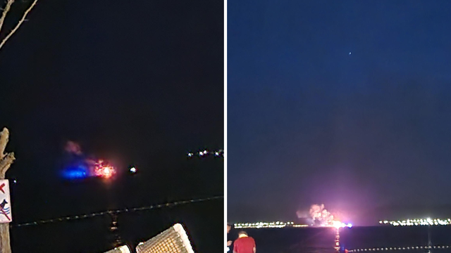 VIDEO Buktinja kod Svetog Petra na Moru: Eksplozija pa požar, vatra zahvatila cijeli brod