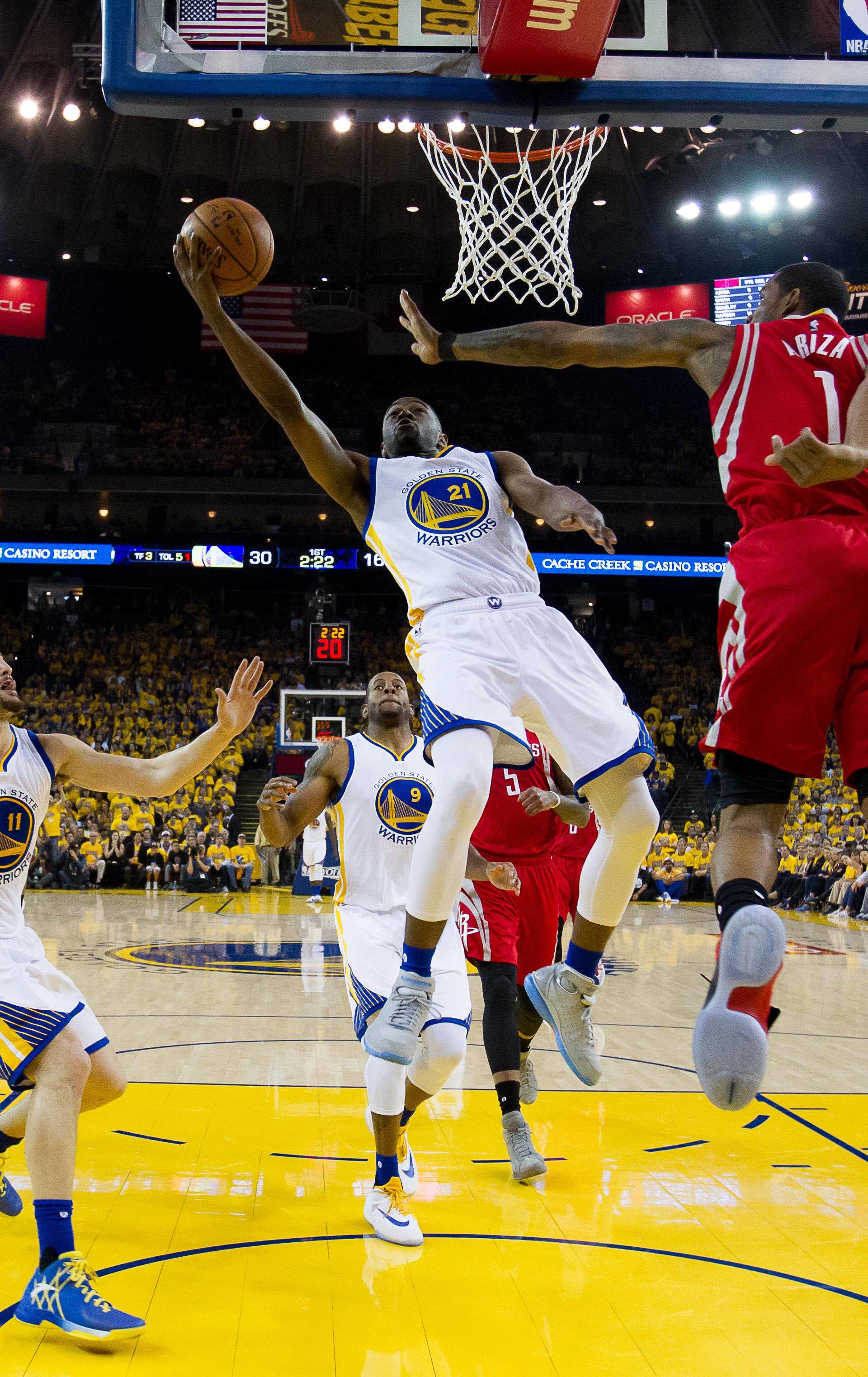 NBA: Playoffs-Houston Rockets at Golden State Warriors