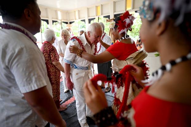 Posjet kraljevskog para Samoi