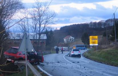 U sudaru dva auta poginuo muškarac (35) iz V. Gorice