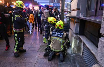 VIDEO Vatrogasci intervenirali u centru Zagreba na Badnjak: 'U restoranu se zapalilo ulje u tavi'