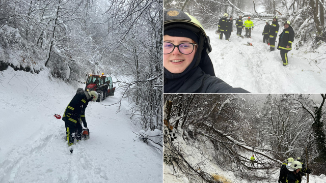 Heroji iz Jesenja: Osmero vatrogasaca pješice se probijalo kroz snijeg da oslobode puteve