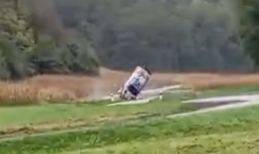 VIDEO Mađarski vozač 'poletio' na reliju u Zagorju! Pogledajte nesreću i kako su ih izvlačili...