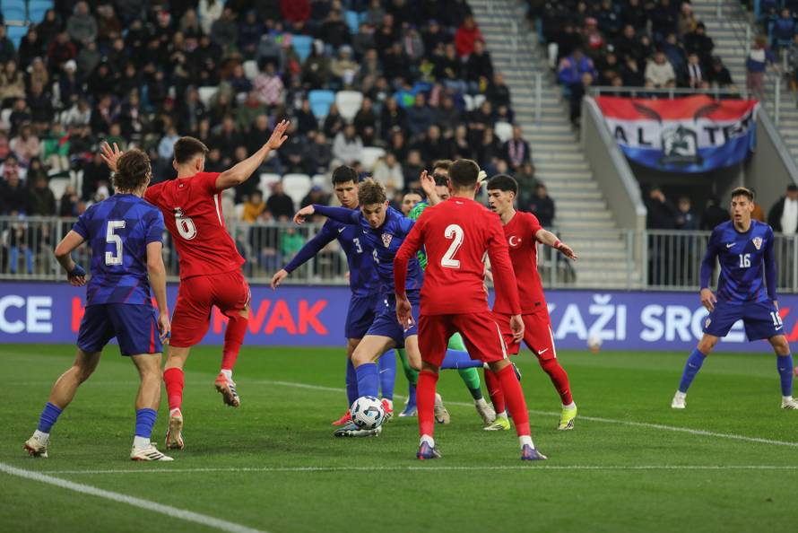 Osijek: Hrvatska protiv Turske za plasman na U-21 Europsko prvenstvo
