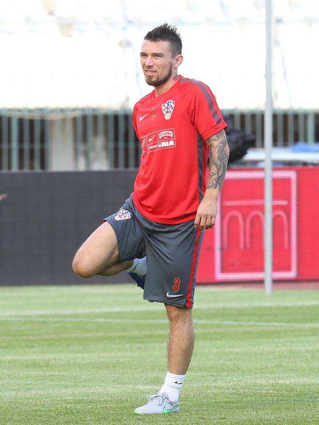 Split: Trening hrvatske nogometne reprezentacije uo?i sutrašnje utakmice protiv Italije