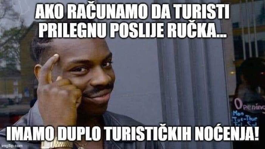 Turisti se prilegnu poslije ručka pa im zaračunaj duplo noćenje!