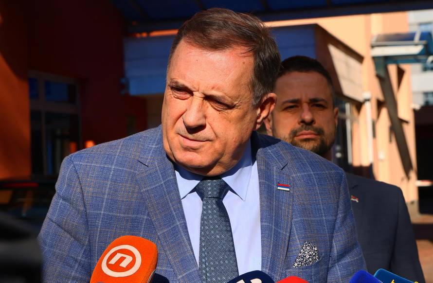 Mostar: Milorad Dodik dao je izjavu medijima nakon sastanka s Draganom Čovićem