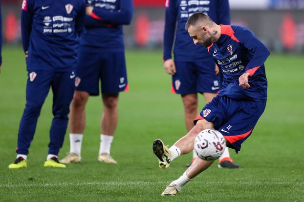 Kairo: Trening hrvatske nogometne reprezentacije